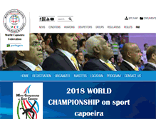 Tablet Screenshot of mundialcapoeira.com